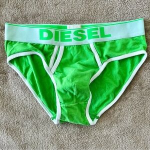 Diesel Men's Vibrant Green Briefs